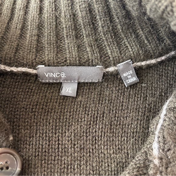 VINCE Men’s Wool Blend Sweater | Size XL | Green - Picture 7 of 8